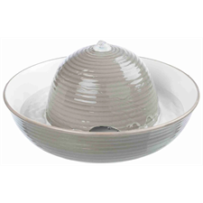 TrixieTrinkbrunnen Keramik Vital Flow 1.5l grau/w.