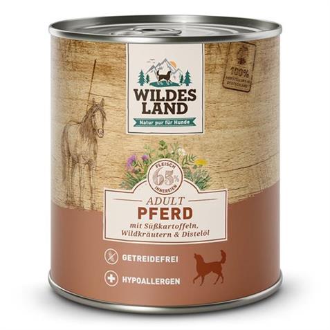 Wildes Land Canine Adult Pferd Süsskartoffel 800g