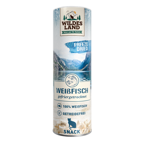 Wildes Land Feline Freeze Dried Weissfisch 16g