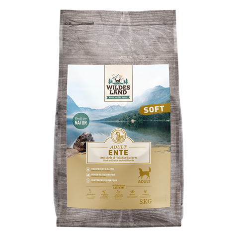 Wildes Land SOFT Can. Adult Ente Reis 5kg