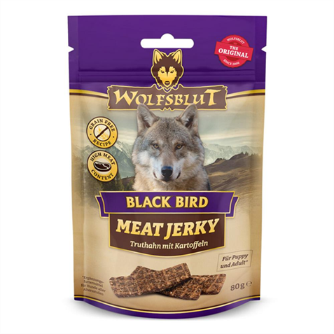 Wolfsblut Canine Meat Jerkys Black Bird 80g