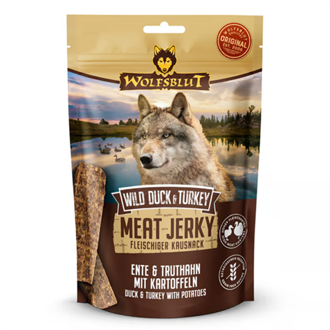 Wolfsblut Canine Meat Jerkys Wild Duck & Turkey 80g
